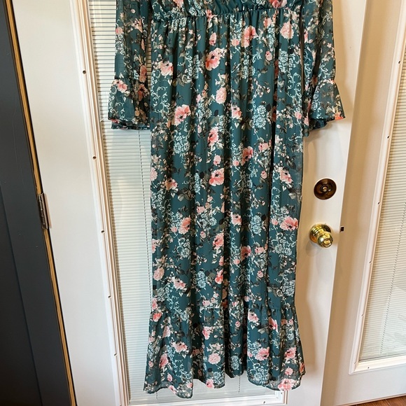 NWT Anthropologie Cuitadella top size Large; lace overlay embroidered flowers - Picture 7 of 16